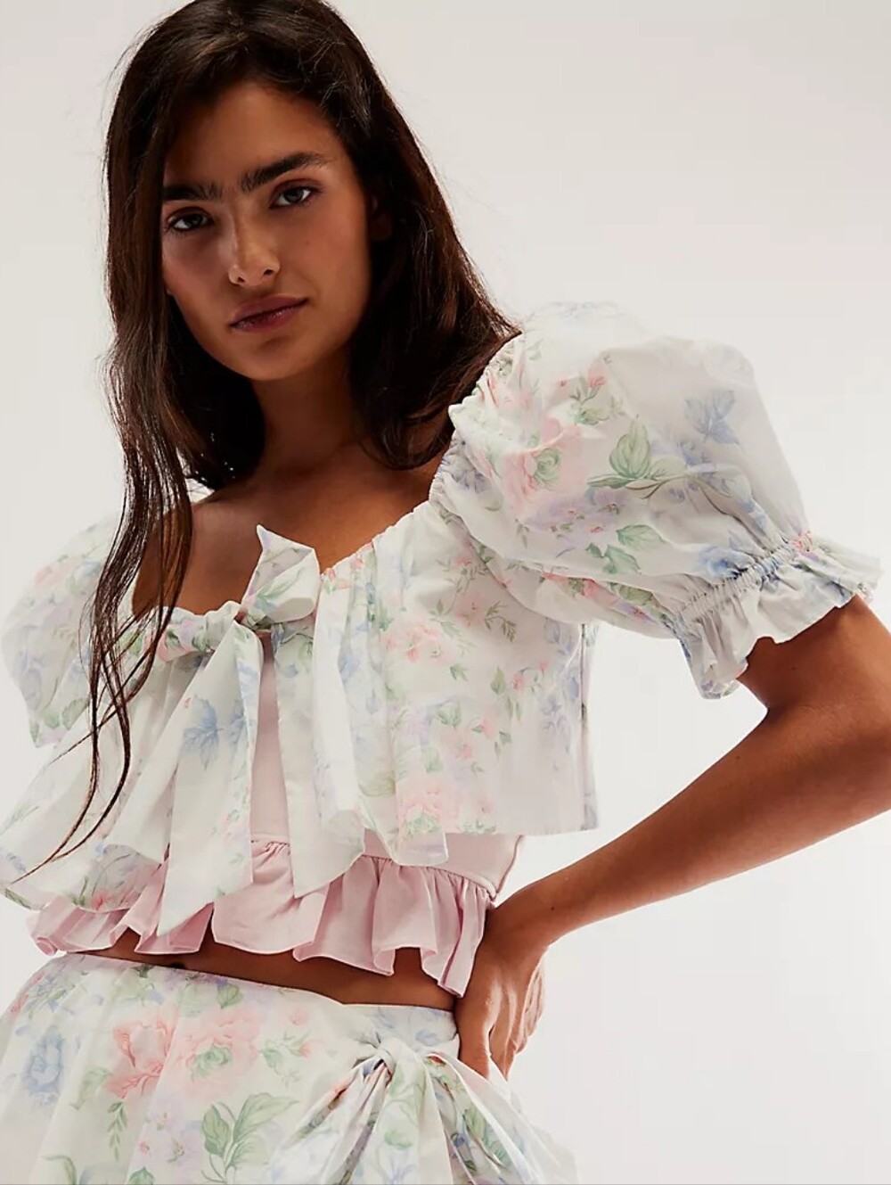 Selkie Floral Picnic Top